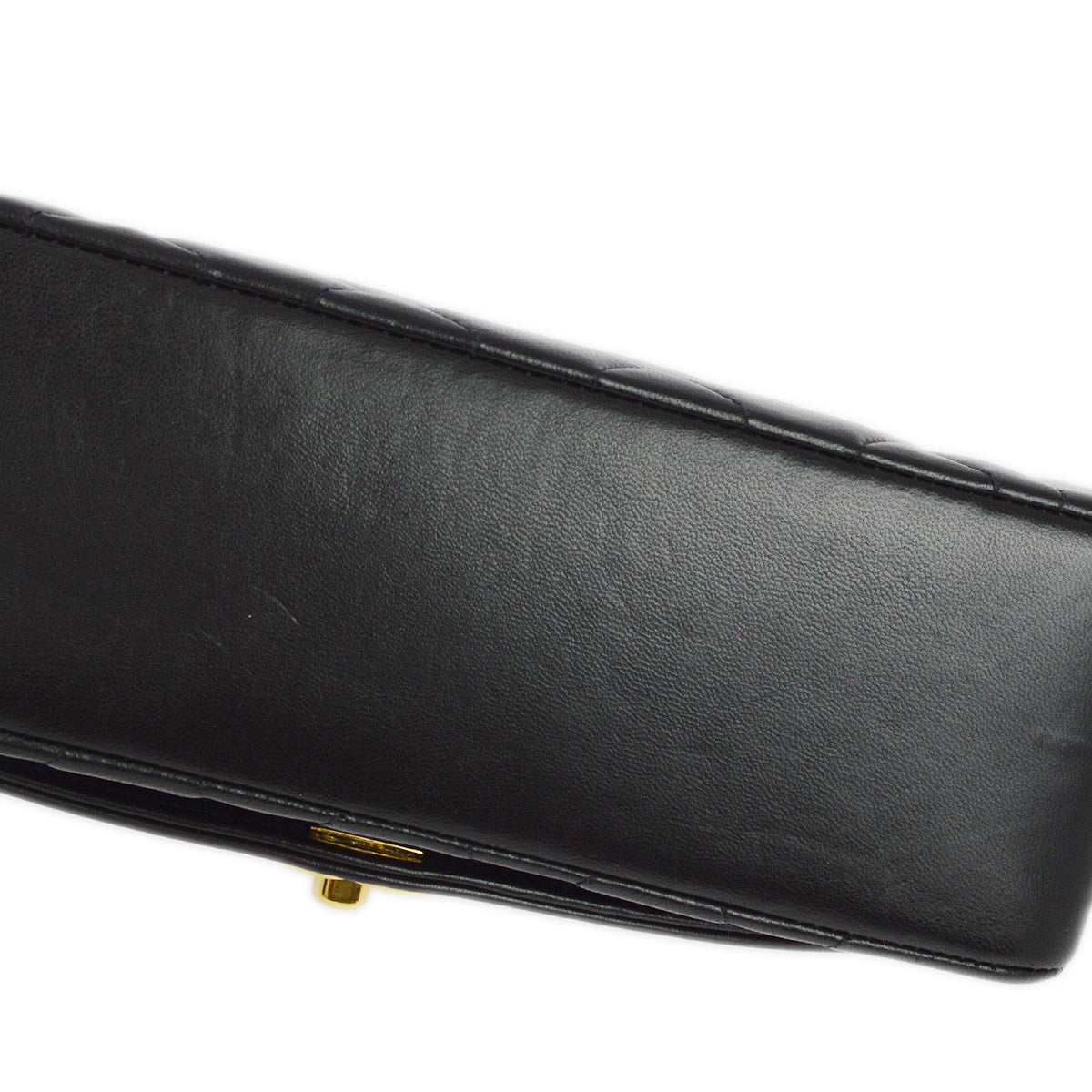 Chanel 1994-1996 Black Lambskin Small Diana Shoulder Bag