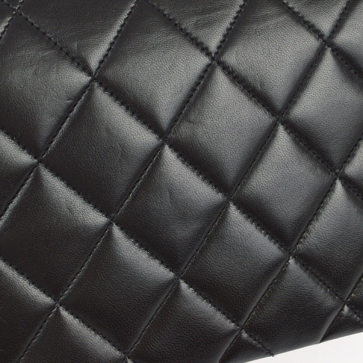 Chanel 1994-1996 Black Lambskin Small Diana Shoulder Bag