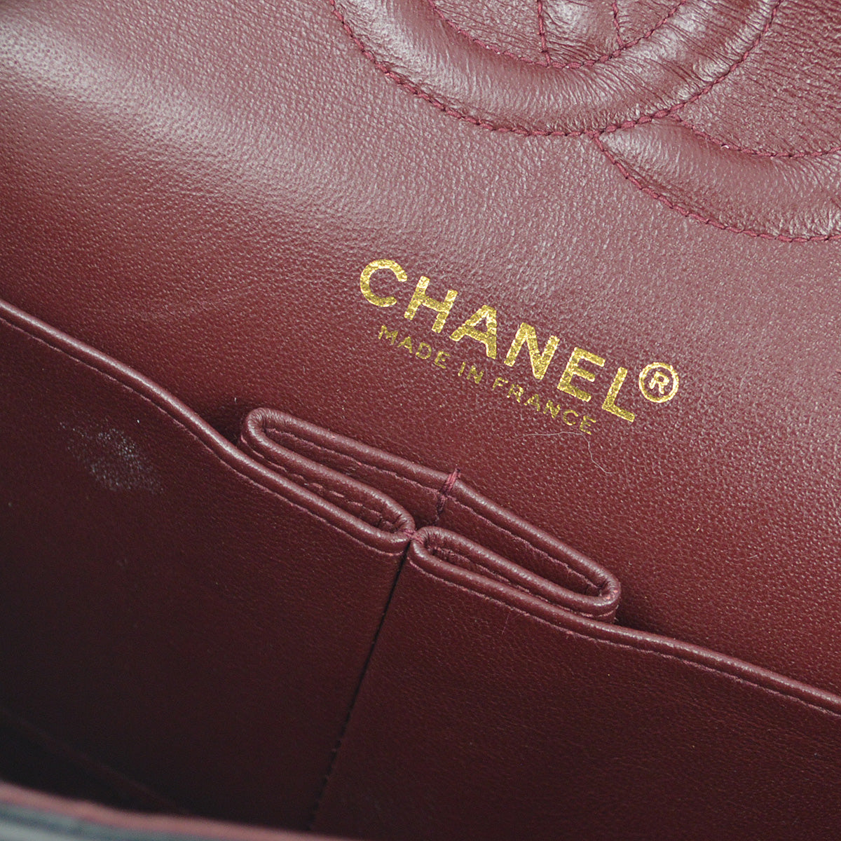 Chanel 2000-2001 Black Lambskin Medium Classic Double Flap Shoulder Bag