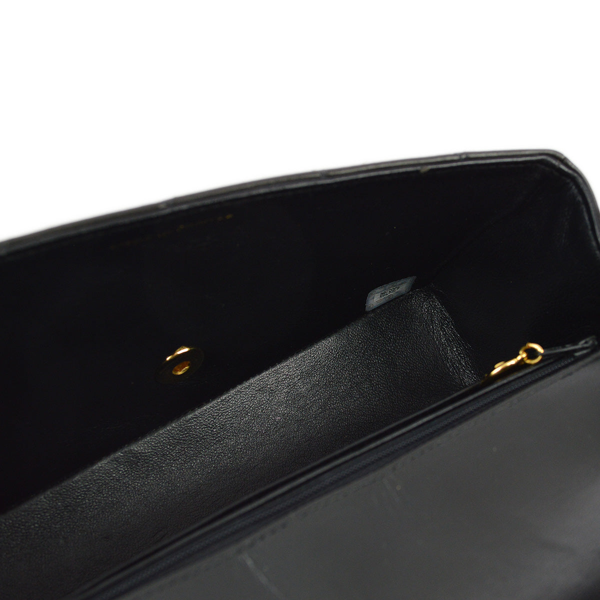 Chanel 1996-1997 Black Lambskin Small Diana Shoulder Bag