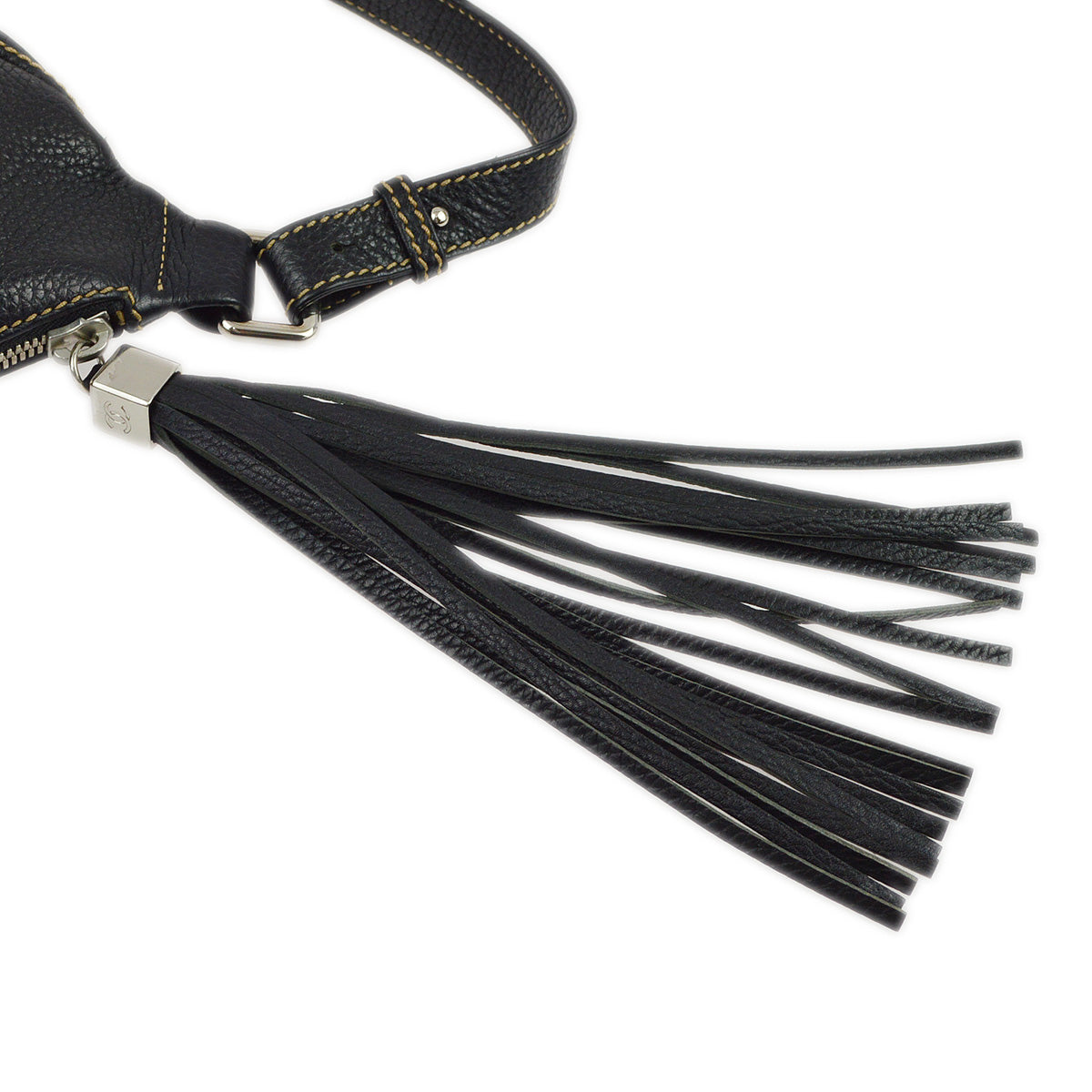 Chanel 2001-2003 Black Calfskin Shoulder Bag
