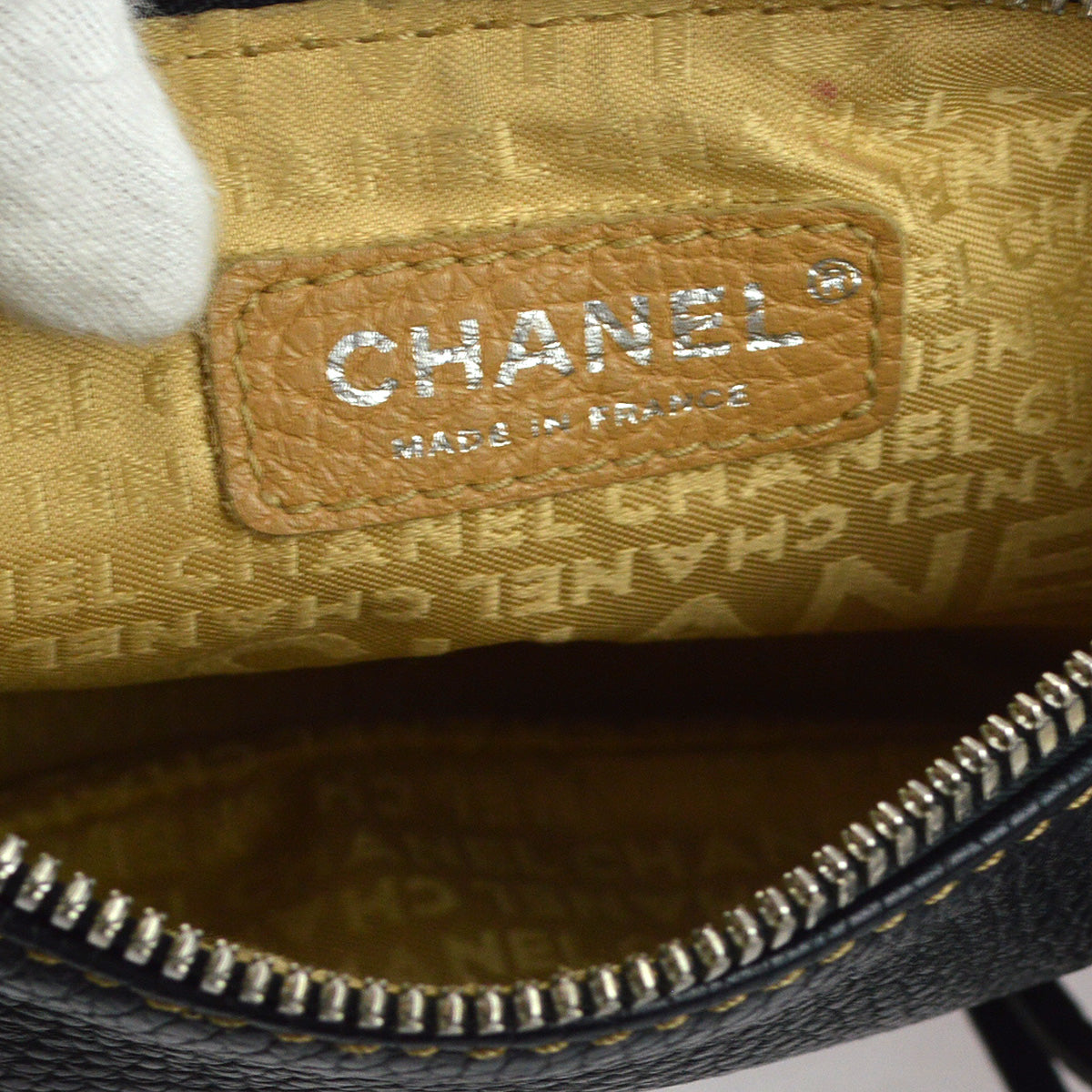 Chanel 2001-2003 Black Calfskin Shoulder Bag