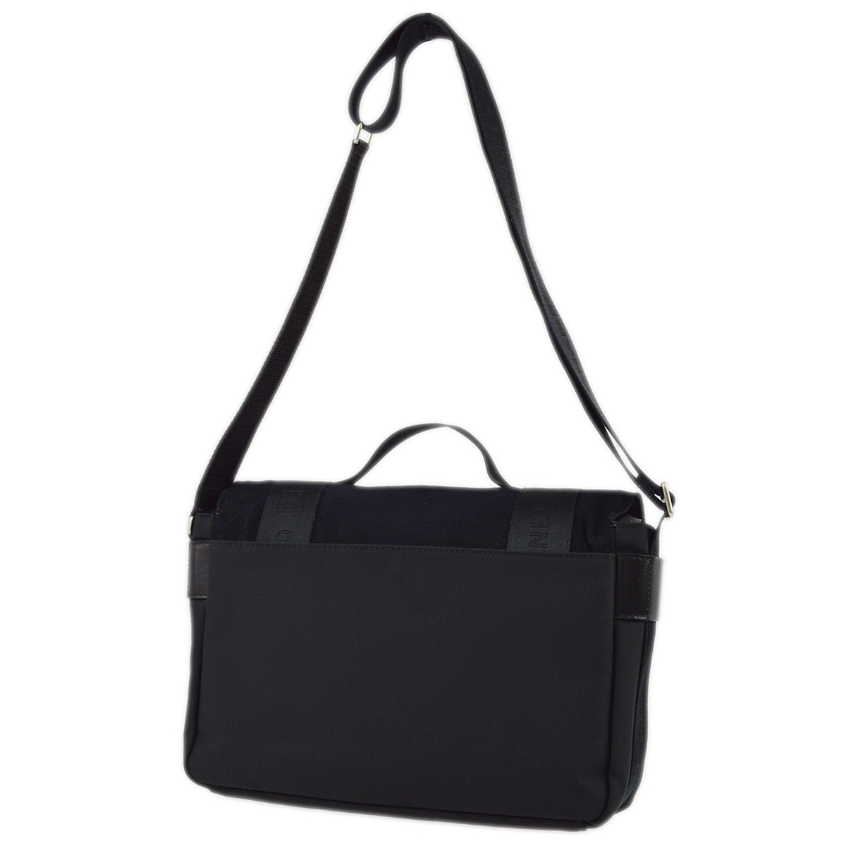 Chanel 2004-2005 Black Felt Nylon Sport Line 2way Shoulder Handbag