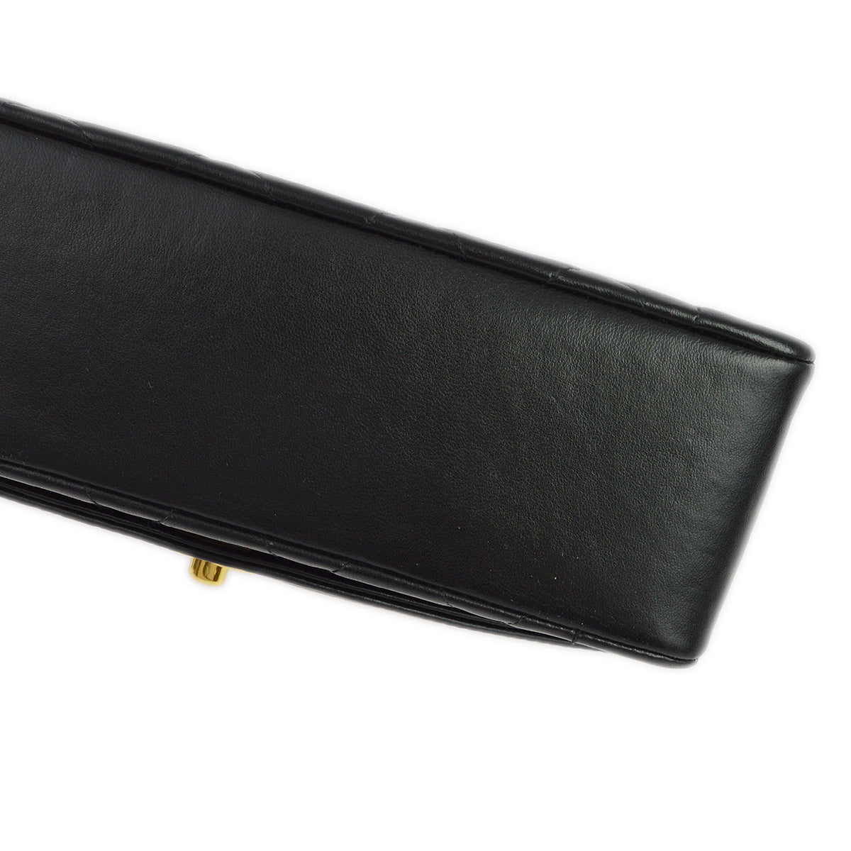 Chanel 1996-1997 Black Lambskin Small Diana Shoulder Bag