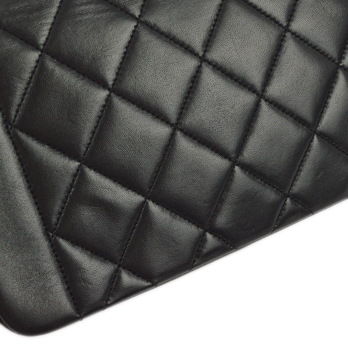 Chanel 1994-1996 Black Lambskin Small Diana Shoulder Bag