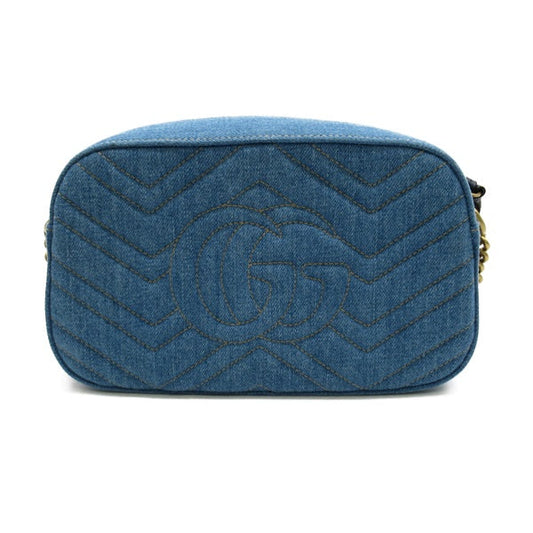 Gucci Marmont Denim Crossbody Bag - '10s