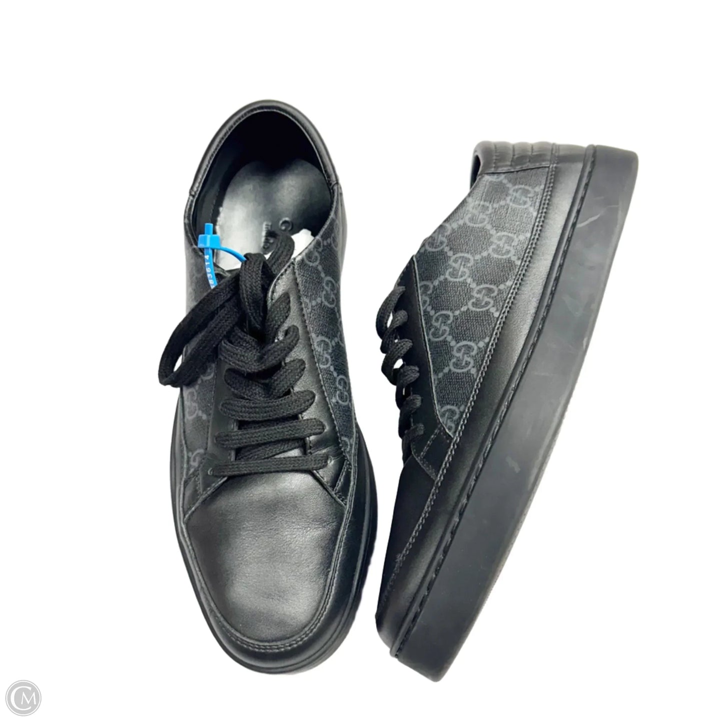 Shoes Luxury Designer By Gucci In Black, Size: 8