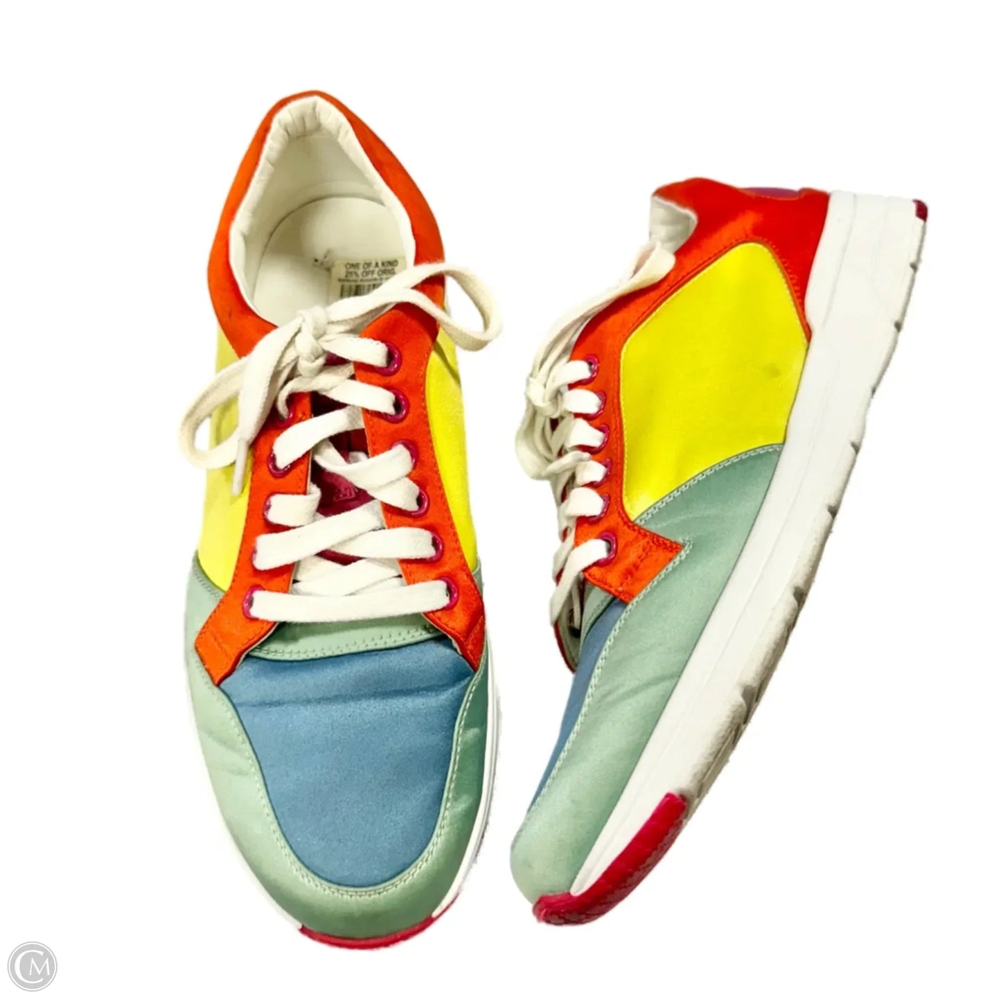 Shoes Luxury Designer By Gucci In Multi-colored, Size: 6.5