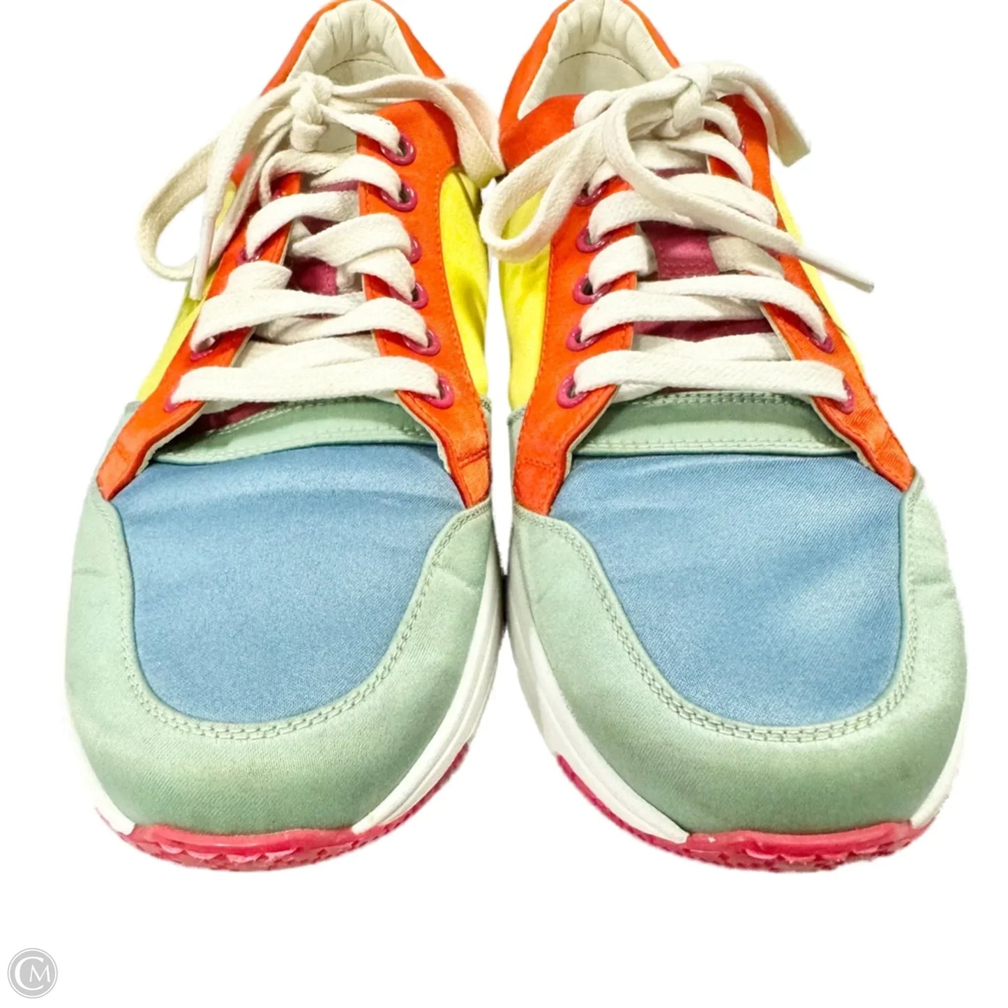 Shoes Luxury Designer By Gucci In Multi-colored, Size: 6.5
