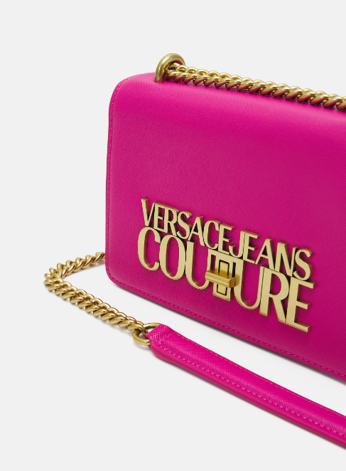Versace Jeans Couture Saffiano Lock Crossbody Bag