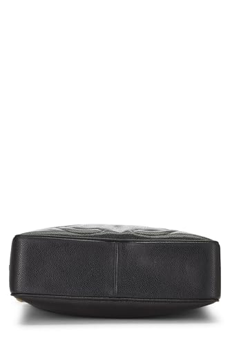 Chanel,  Black Caviar 3 'CC' Shoulder Bag, Black