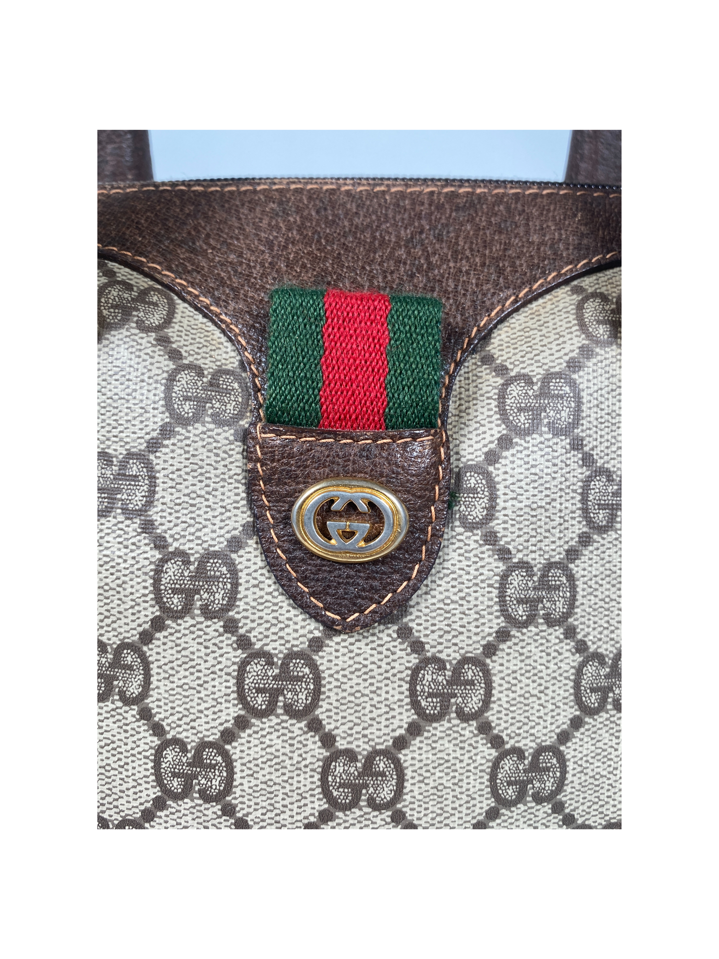 GUCCI - GG SUPREME CANVAS SMALL BOSTON BAG - VINTAGE