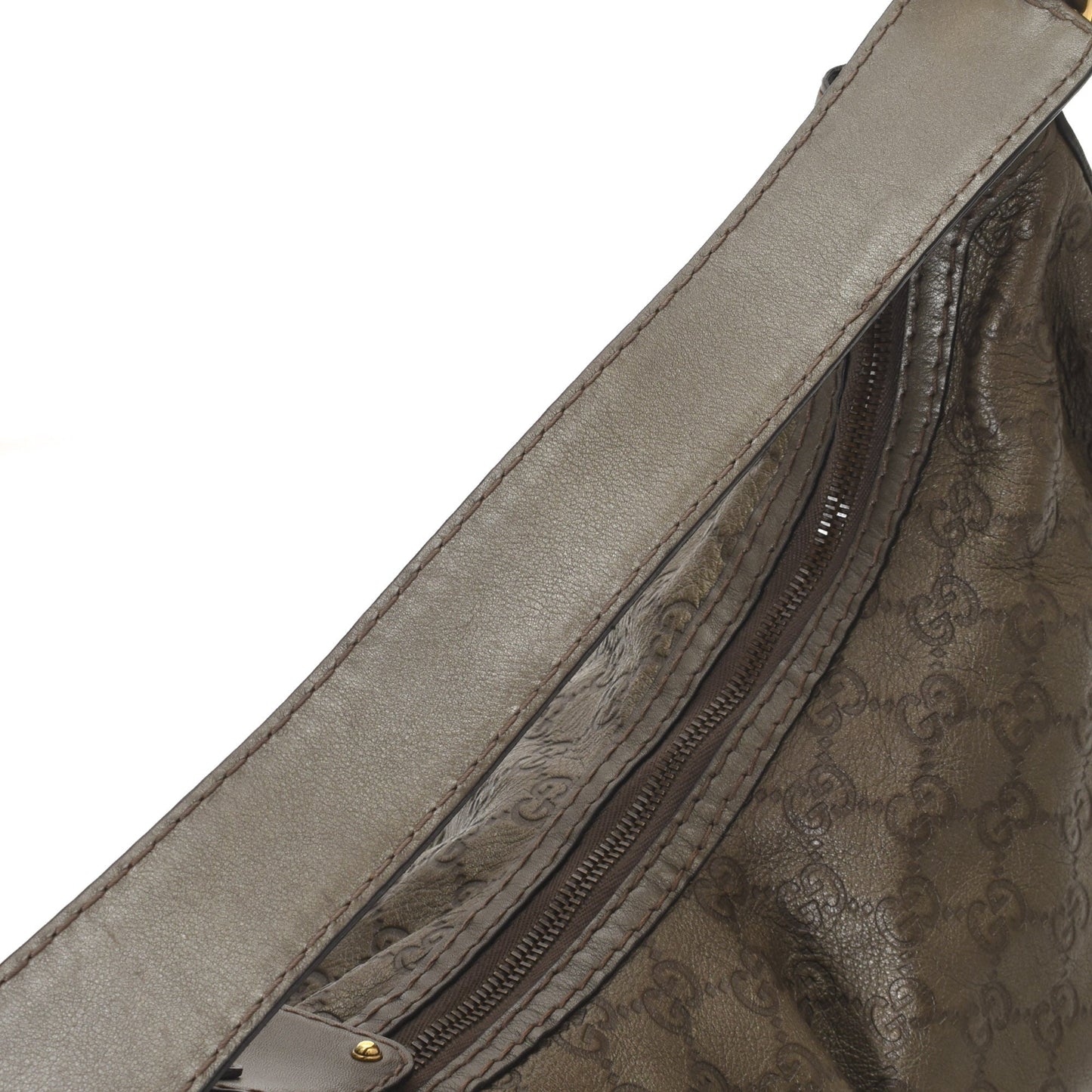 Guccissima Jockey Hobo Bag