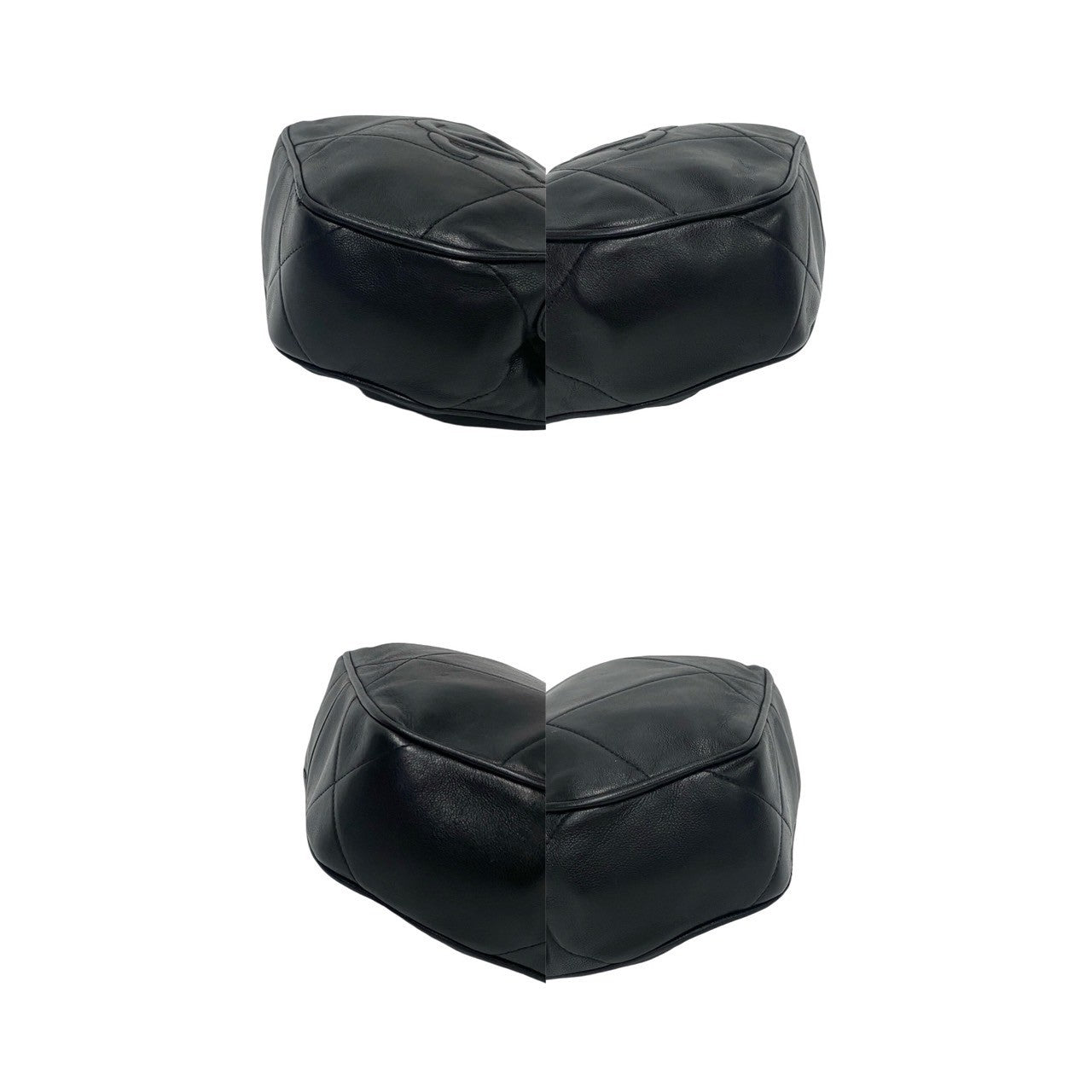 CHANEL Shoulder Bag lambskin black Matrasse