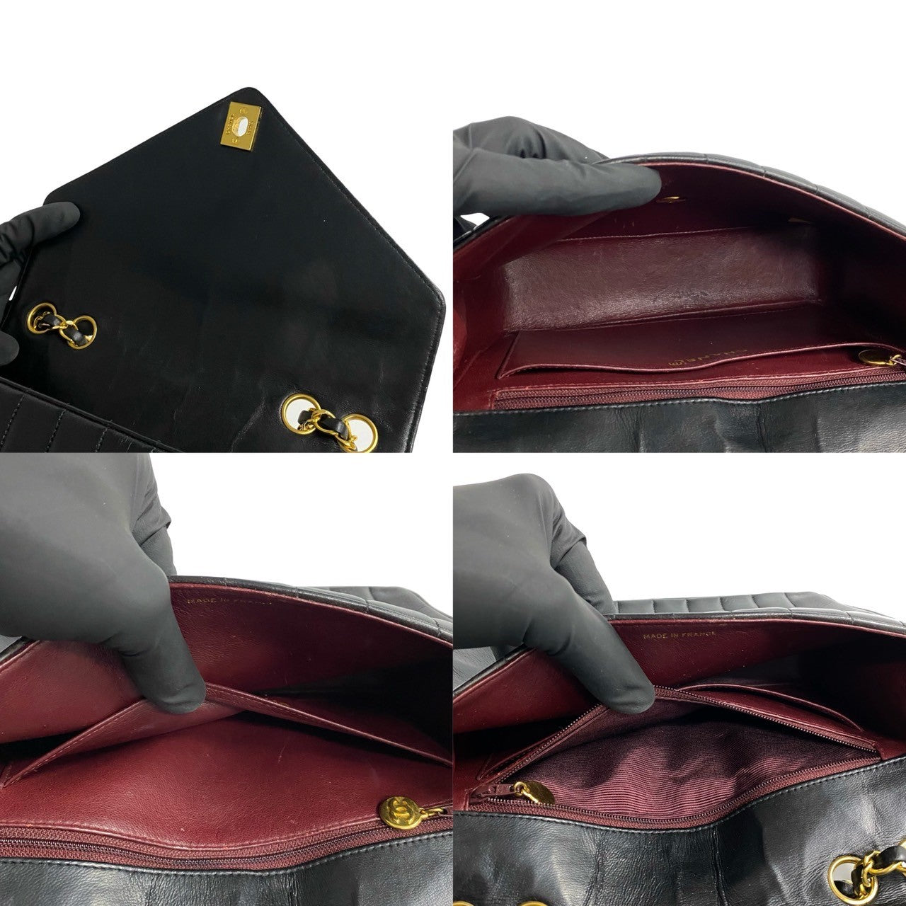 CHANEL Shoulder Bag lambskin black