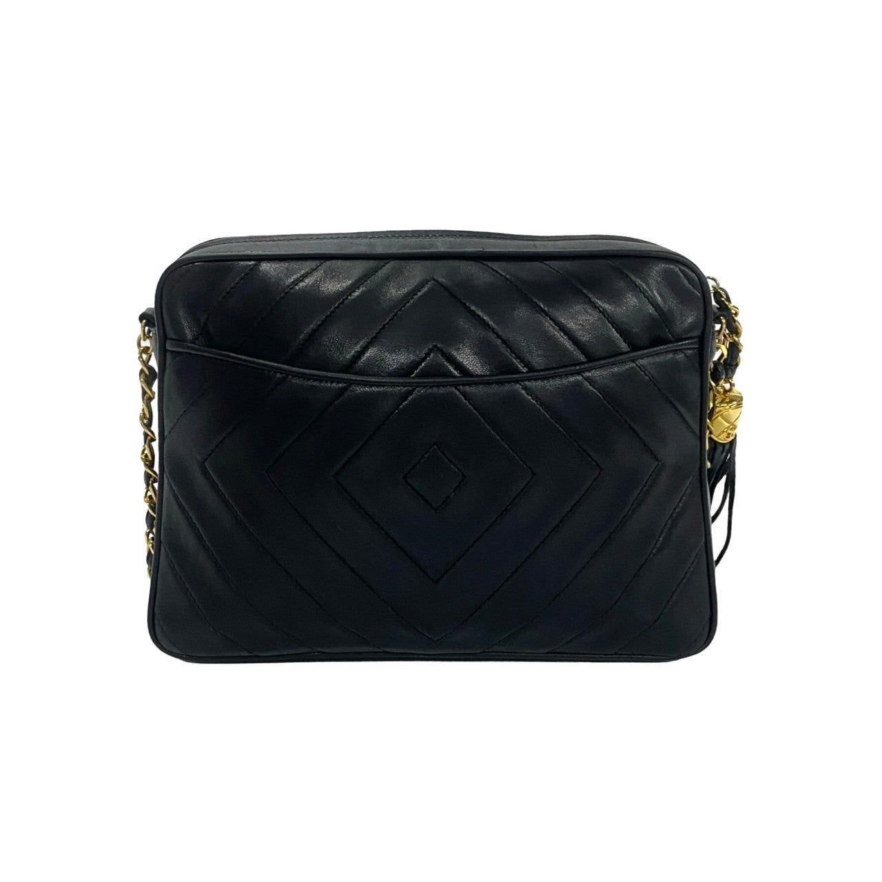 CHANEL Shoulder Bag lambskin black