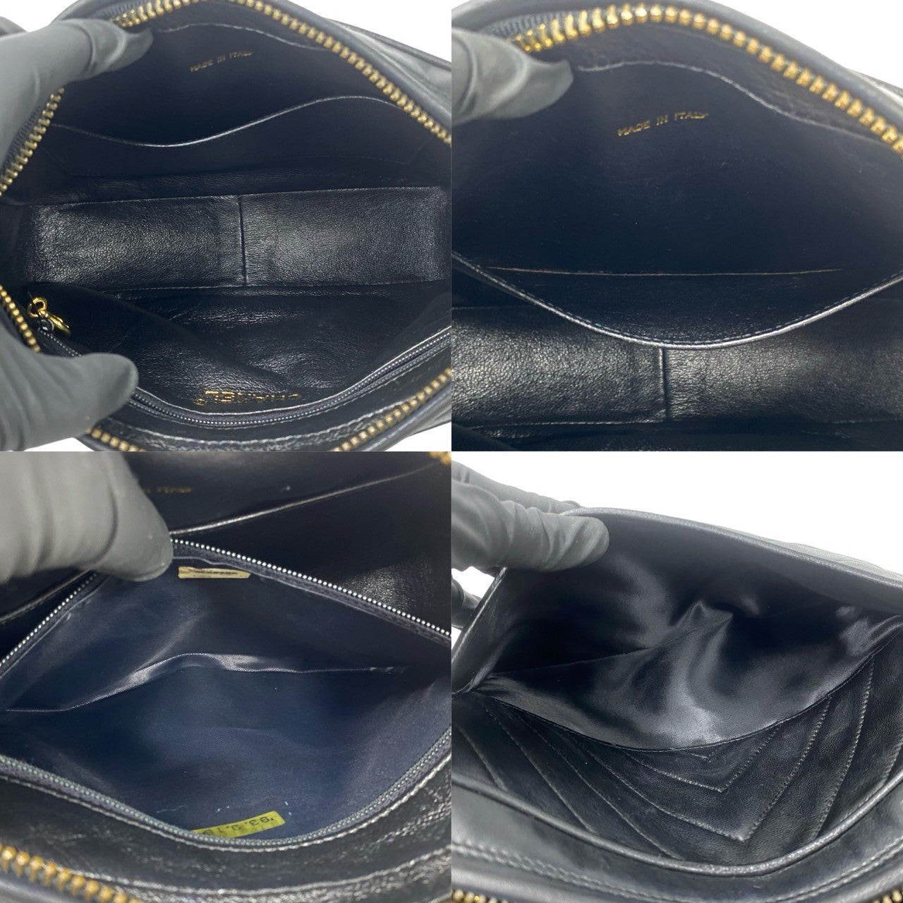 CHANEL Shoulder Bag lambskin black