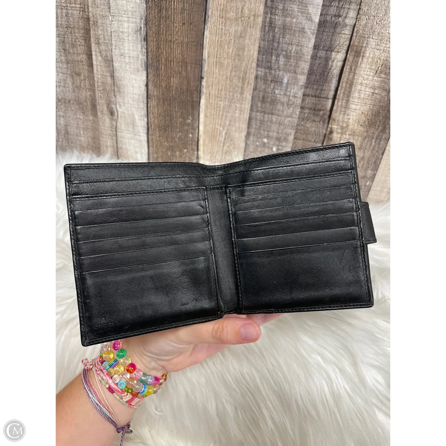 Wallet Luxury Designer By Gucci, Size: Large