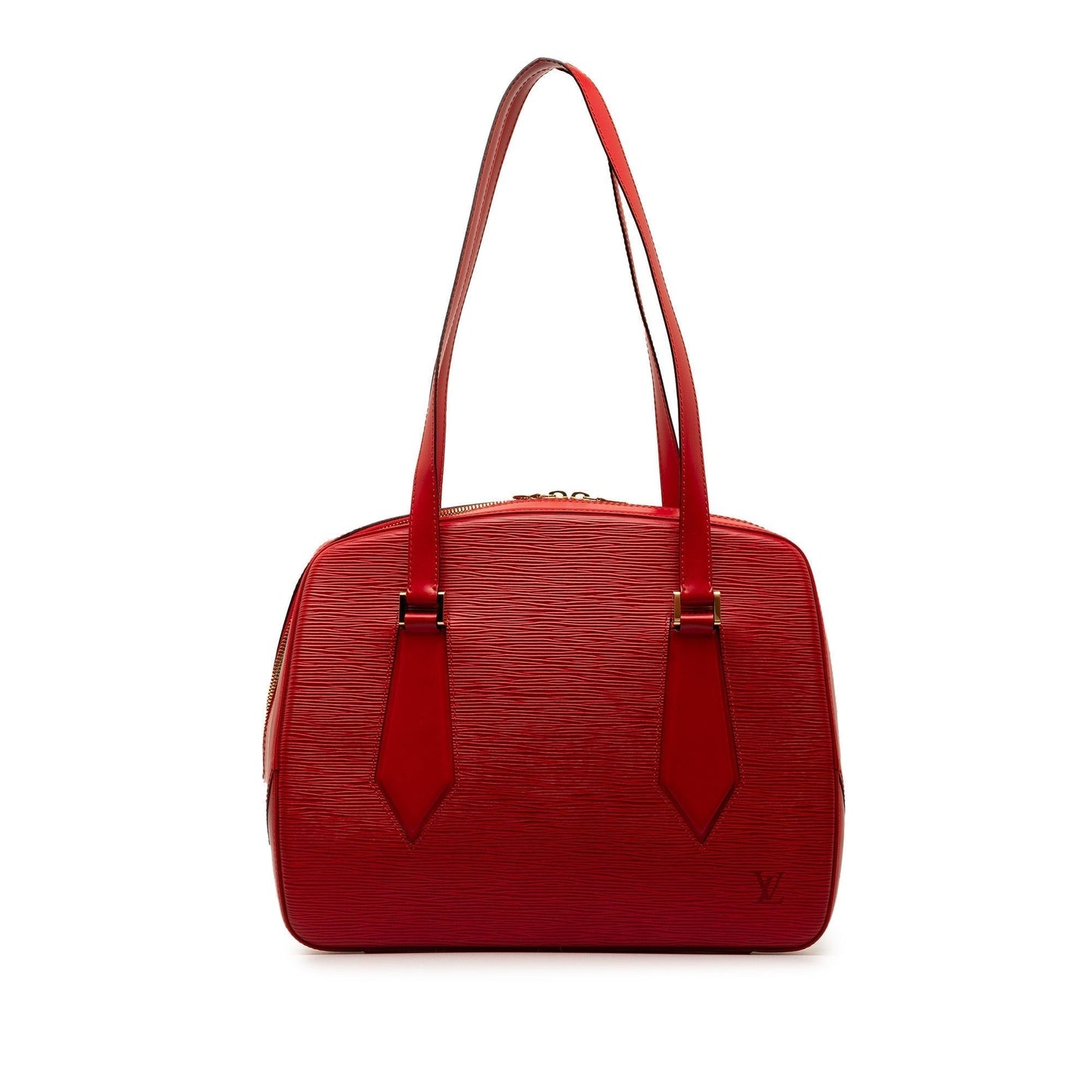 Red Louis Vuitton Epi Voltaire Shoulder Bag