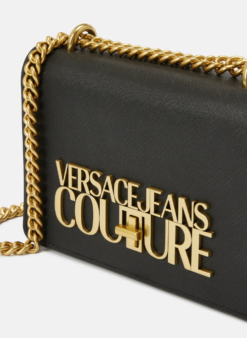 Versace Jeans Couture Saffiano Lock Crossbody Bag