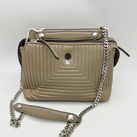 Fendi Leather Dotcom Click Small - Blue Shoulder Bags, Handbags LA15425