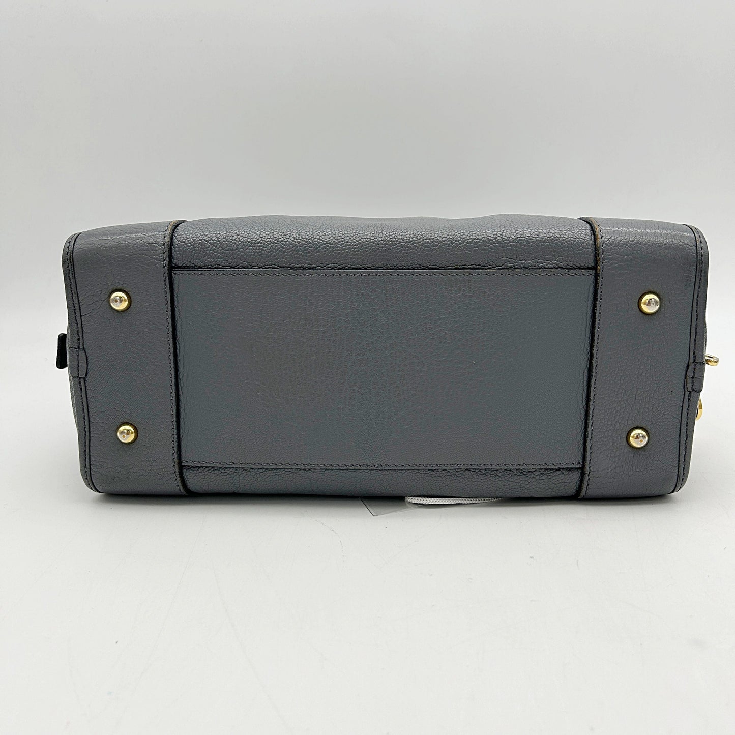 Loewe | Bags | Loewe Amazona 36 Bag Handbag Grey Leather Satchel Lock Key LA4792