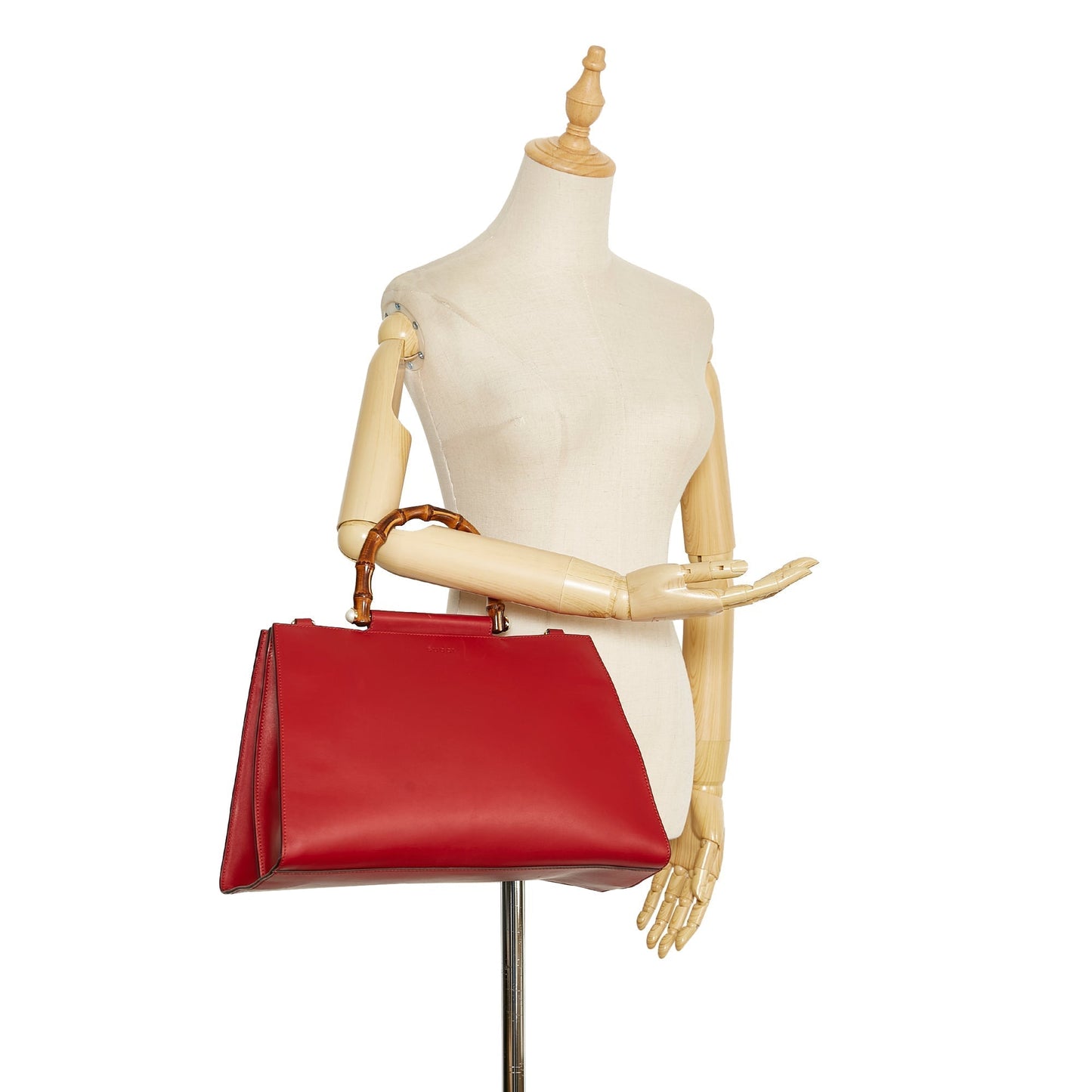 Gucci Medium Bamboo Nymphaea Tote Bag