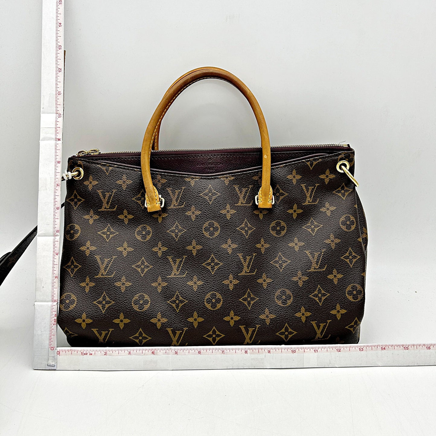 Louis Vuitton Monogram Pallas MM - Handle Bags, Handbags LA2230