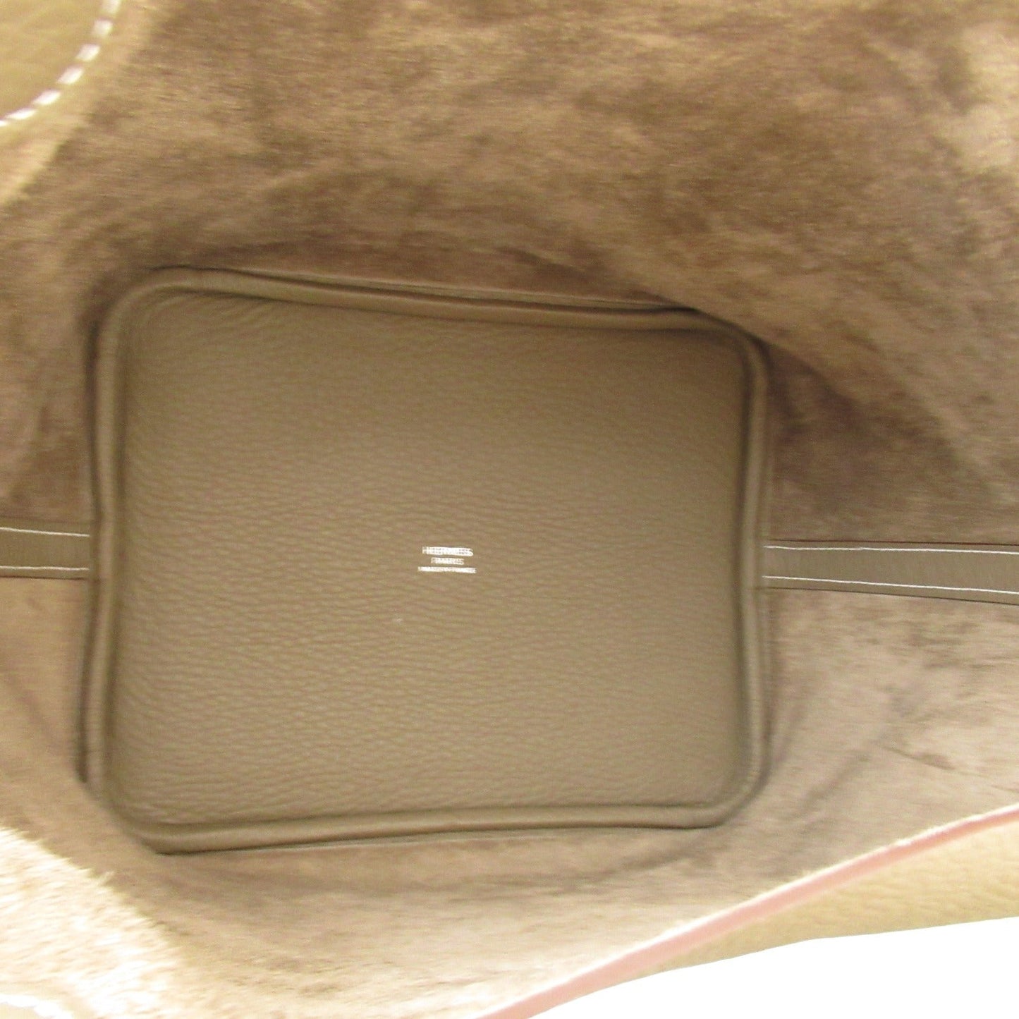 Hermes Hermes Picotin Lock MM Tote Bag Tortoise Bag Leather  Brown