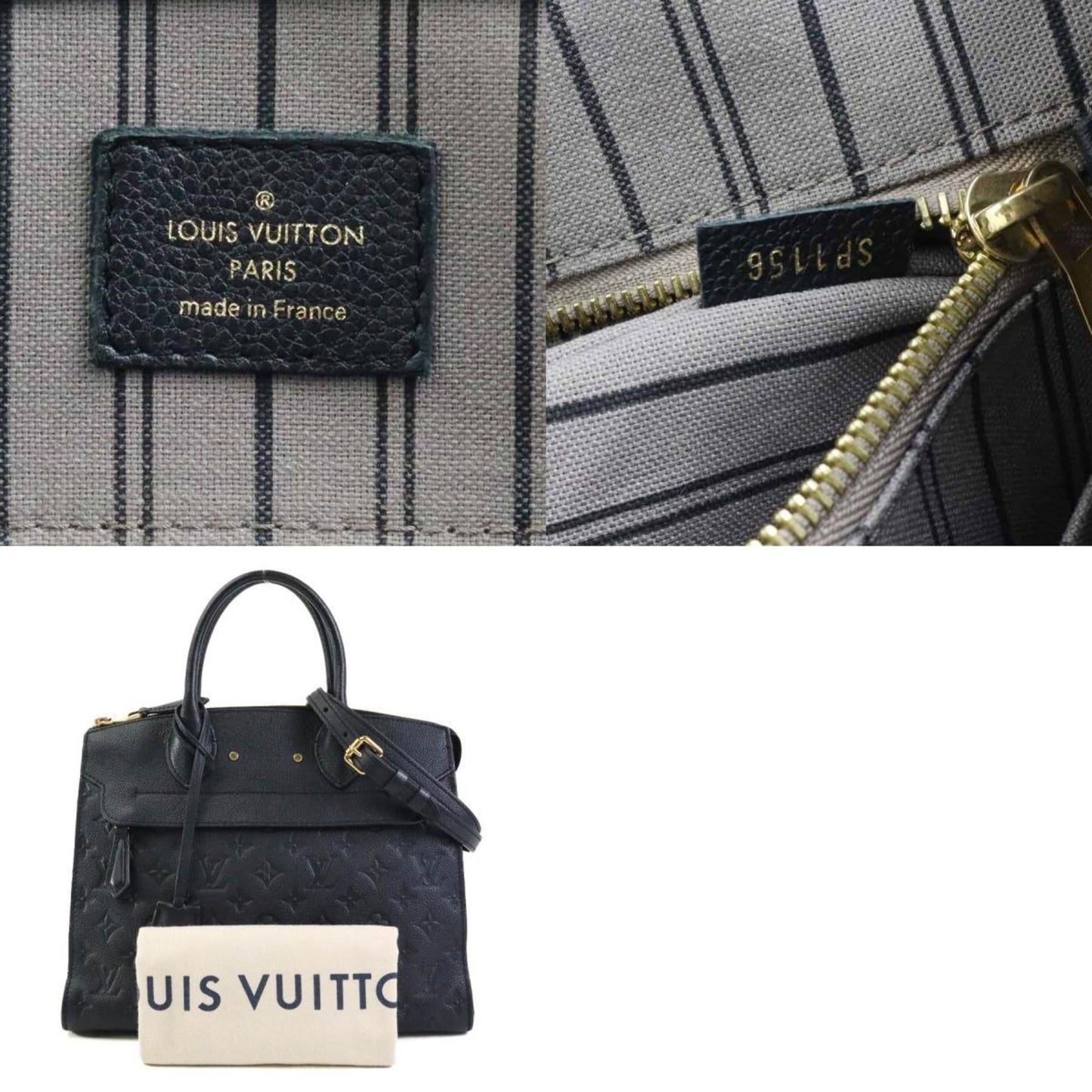 Louis Vuitton  Monogram Monogram Empreinte Handbag Shoulder Bag