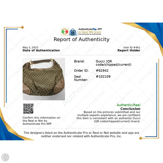 Handbag Luxury Designer By Gucci, Size: Large