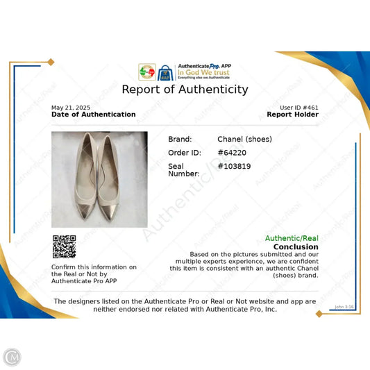 Shoes Luxury Designer By Chanel In Cream, Size: 7.5
