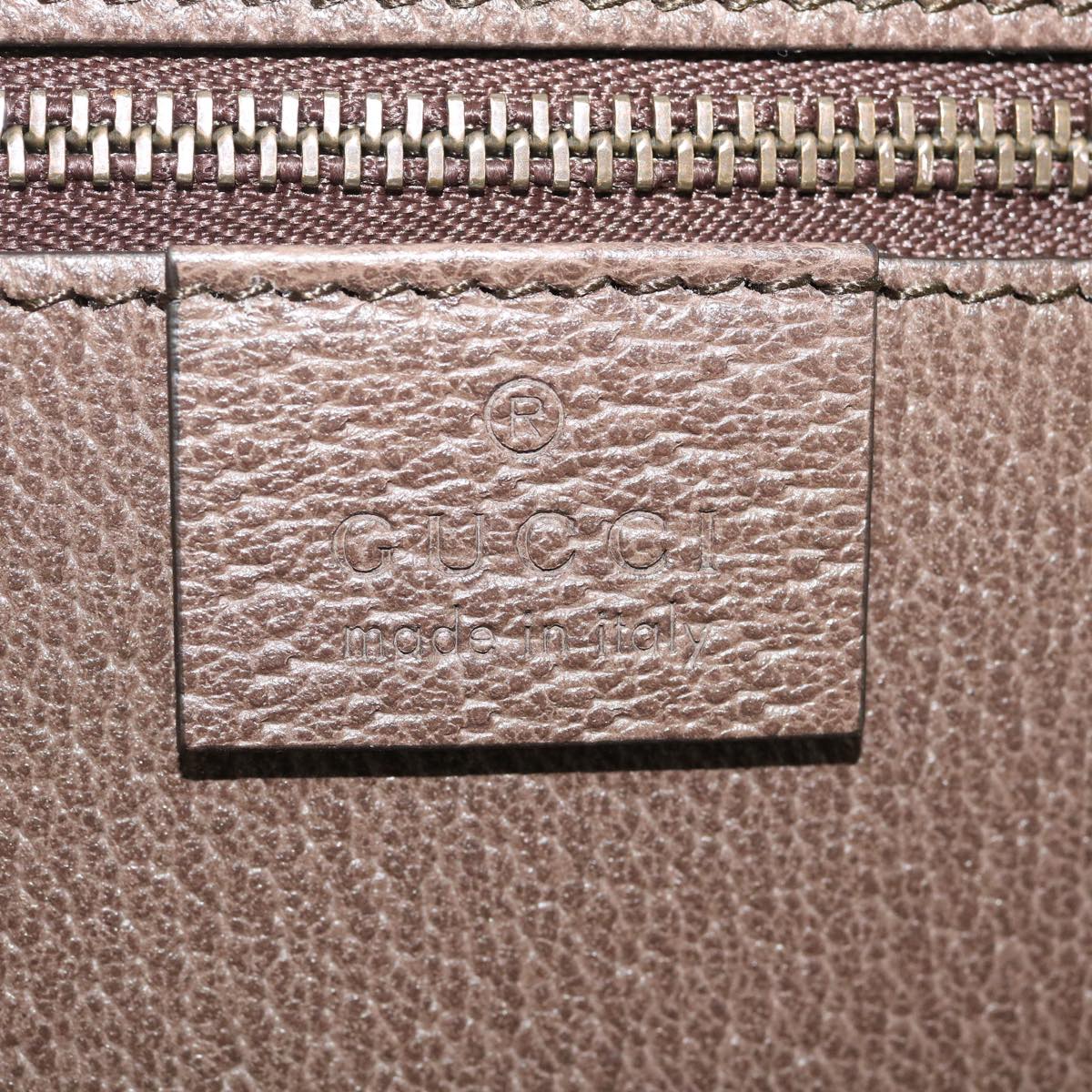 GUCCI GG Supreme Ophidia Web Sherry Line Shoulder Bag Beige  29884A