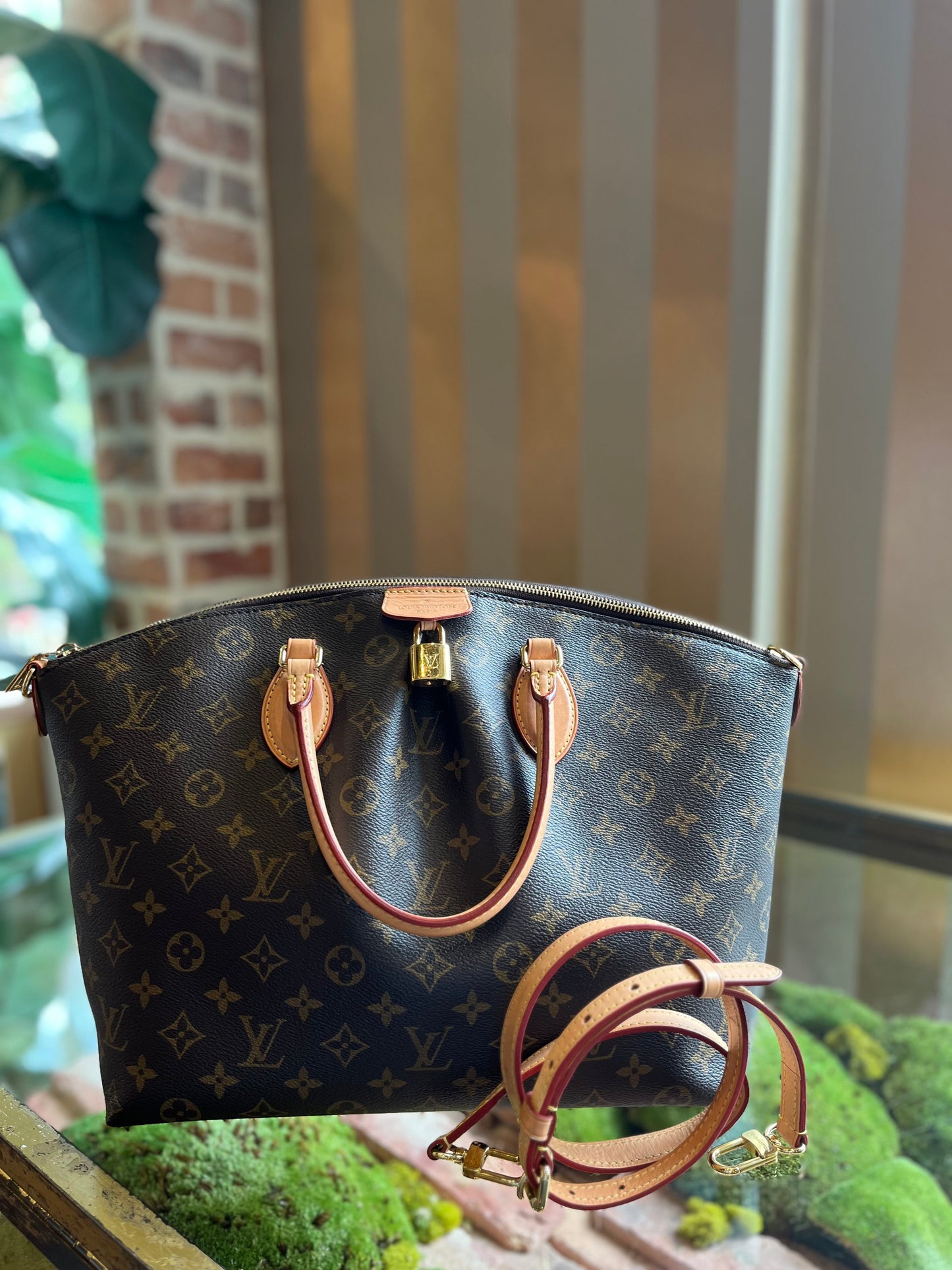 LOUIS VUITTON Monogram Boetie MM Shoulder Bag