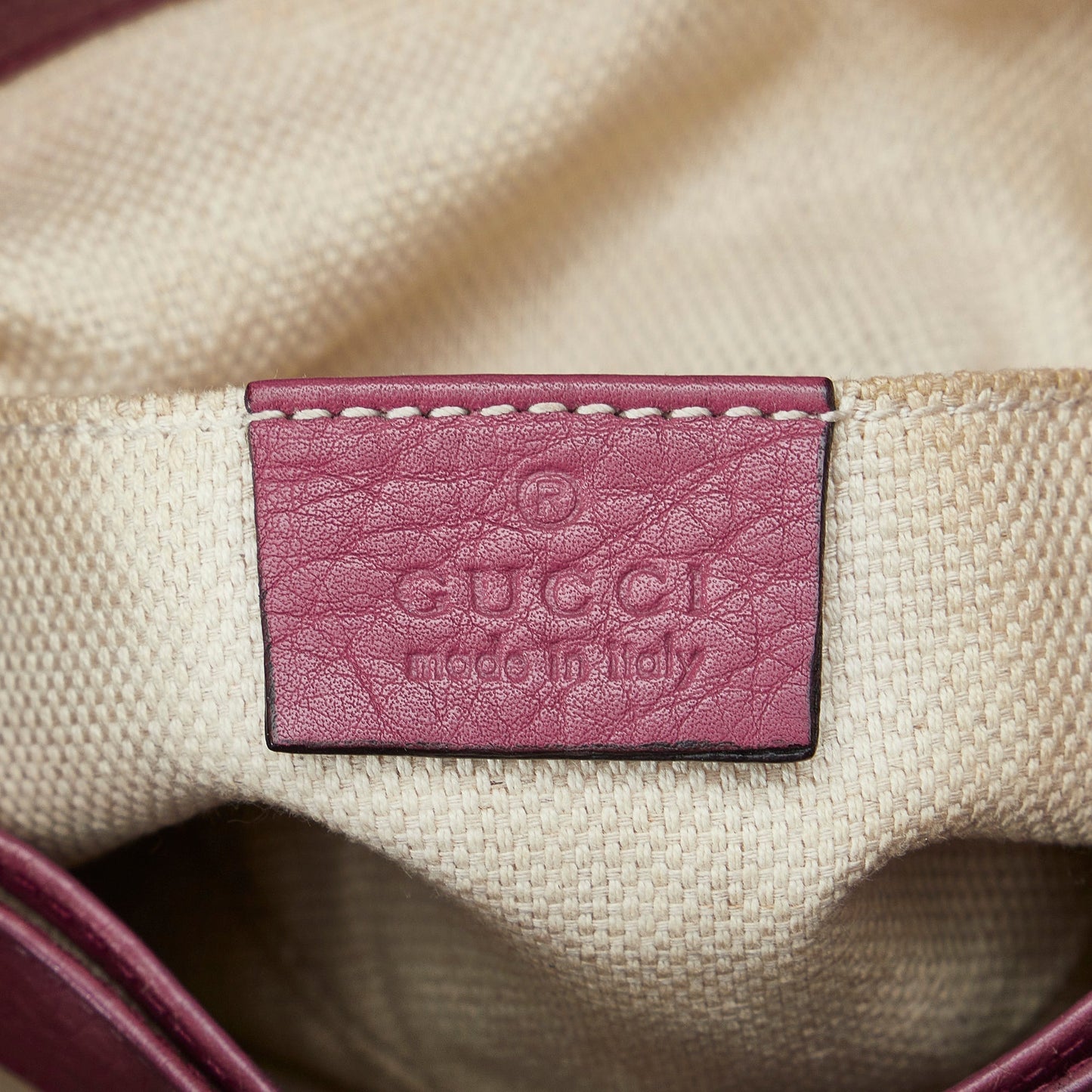 Purple Gucci Soho Chain Tote