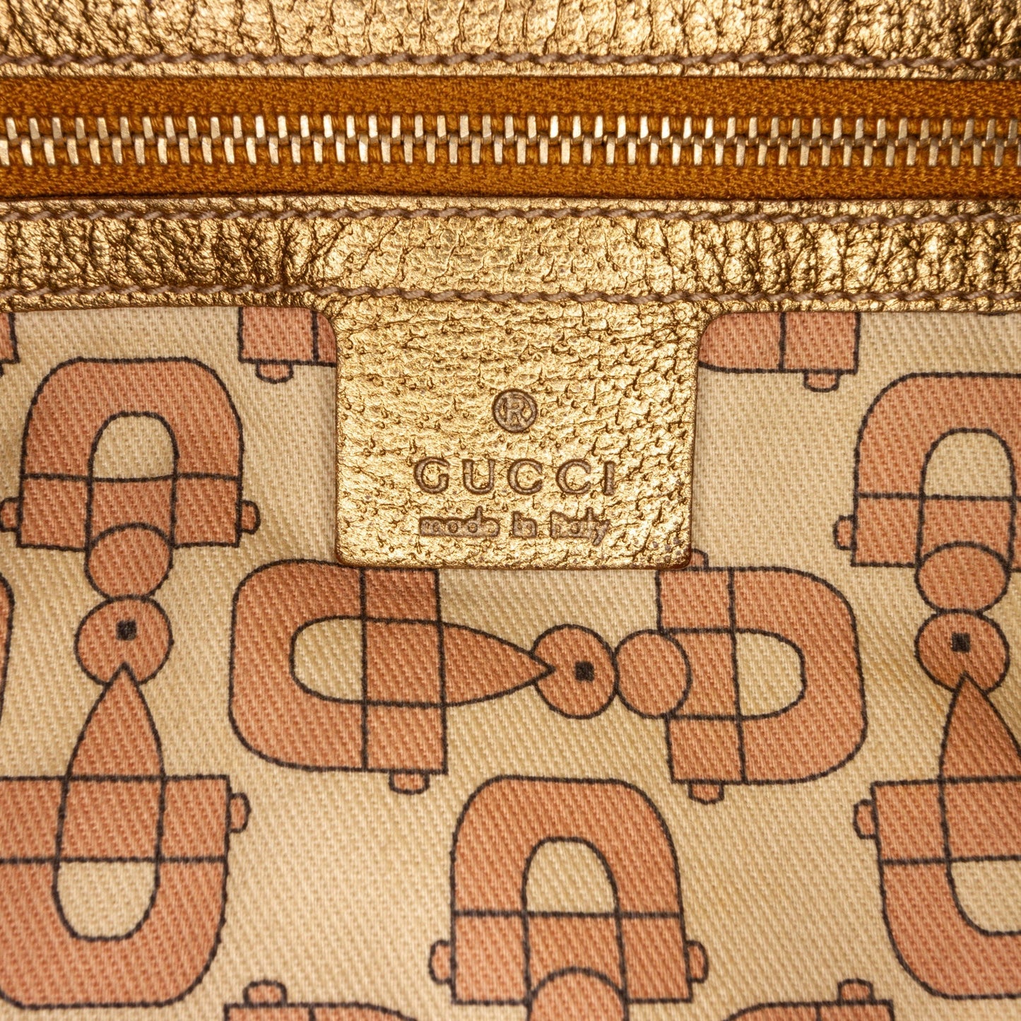 Tan Gucci GG Canvas Jolicoeur Tote