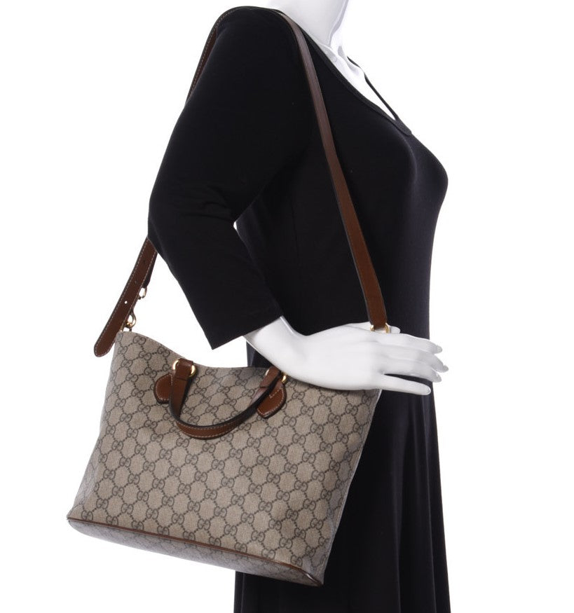 GUCCI GG CONVERTIBLE SMALL TOTE BAG