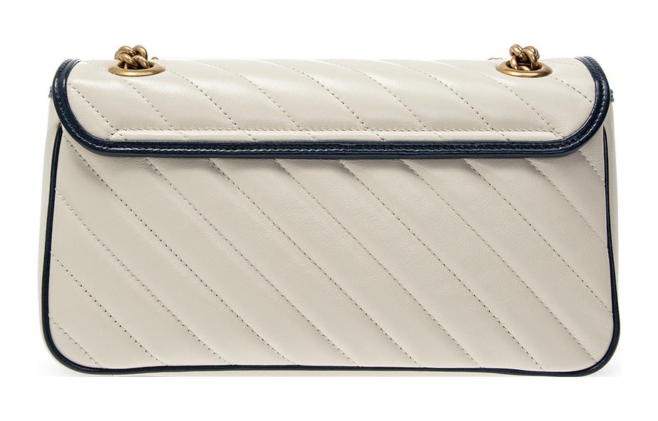 (WMNS) GUCCI Marmont Series Bag Pack Small White 443497-0OLFX-9085