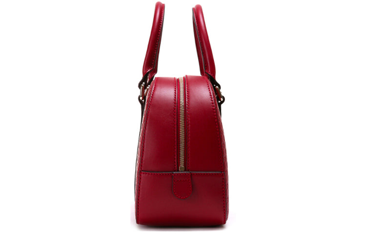 (WMNS) Gucci Logo Embossing Cowhide handBag Red Classic 510289-BMJ1G-6420