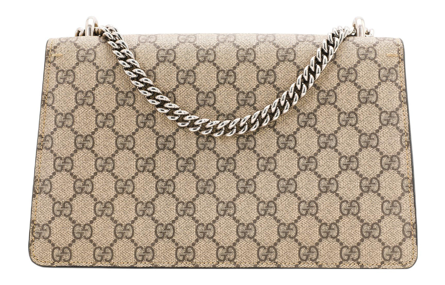 (WMNS) Gucci [Dionysus] Small GG Shoulder Bag Beige/Ebony 400249-KHNRN-8642
