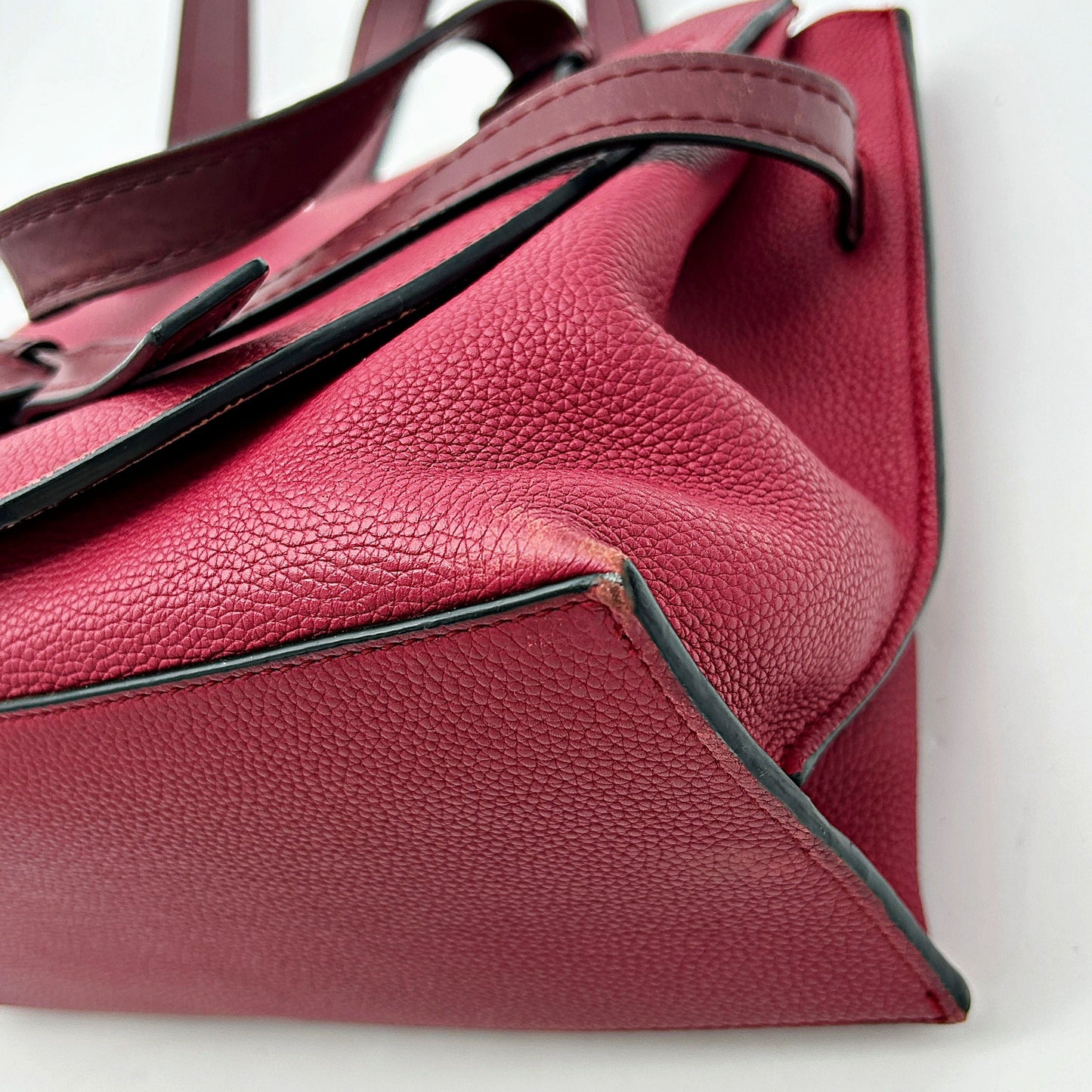 Loewe Mini Gate Top Handle Bag - Burgundy Handle Bags, Handbags LA26475