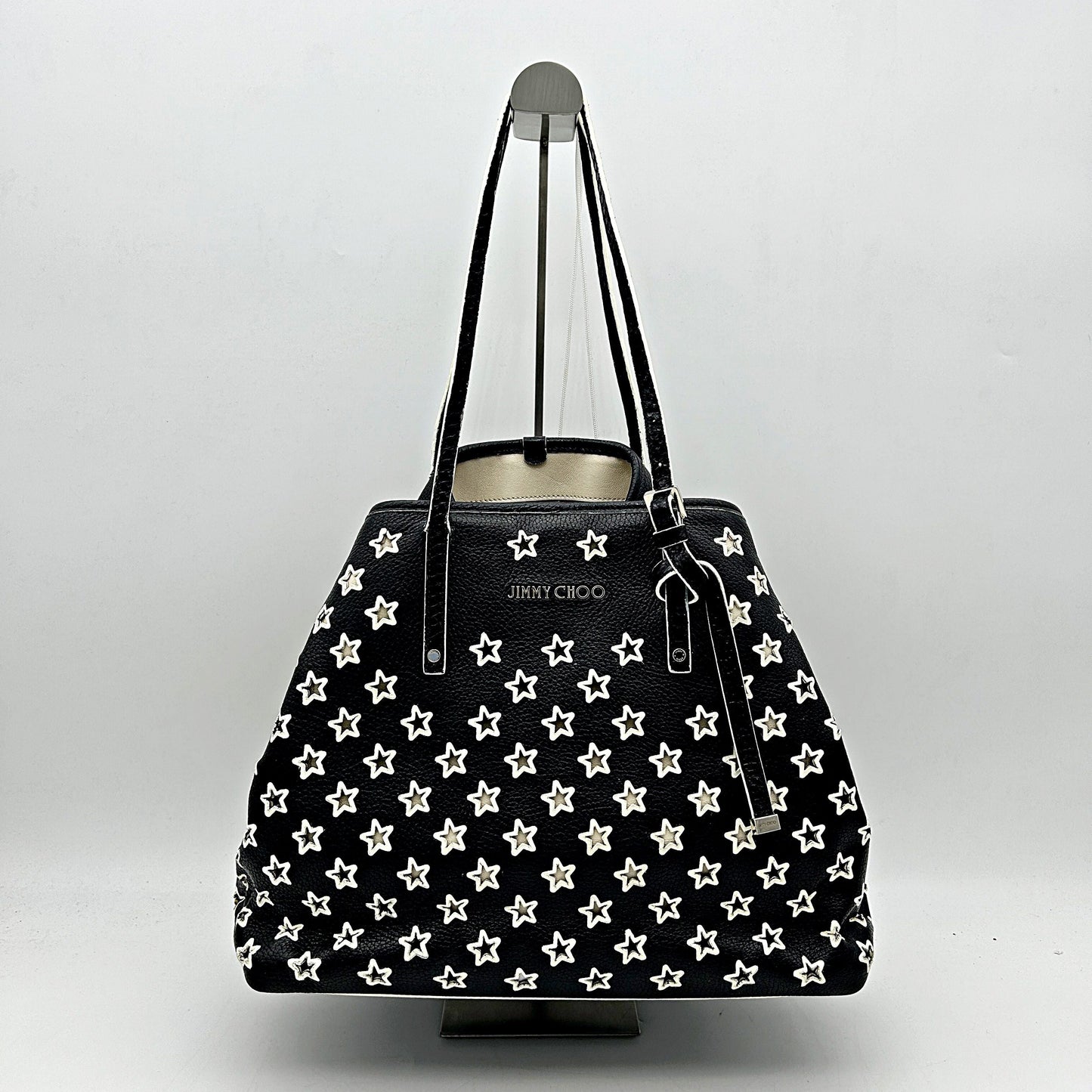 Jimmy Choo Leather Star Tote Bag - Black Totes, Handbags LA5877