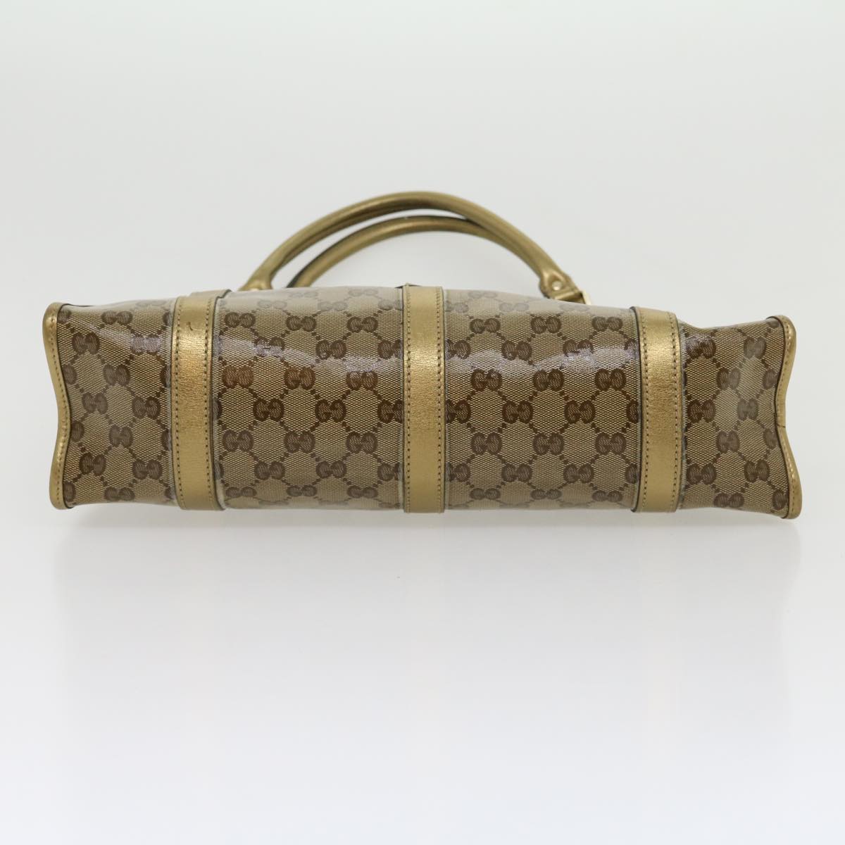 GUCCI GG Canvas Shoulder Bag Coated Canvas Beige Gold  30355