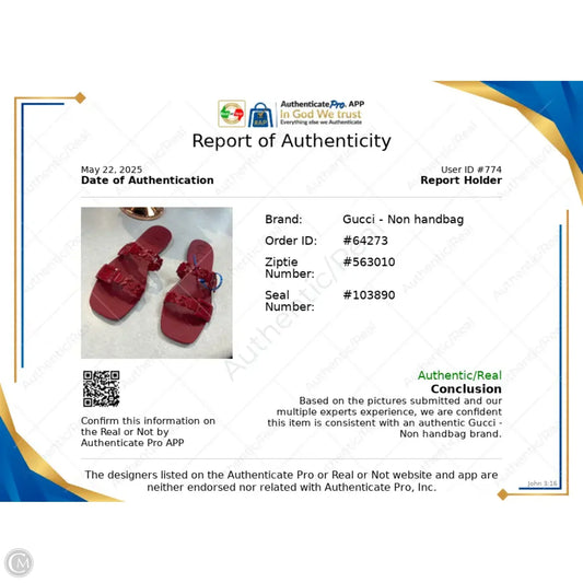 Sandals Luxury Designer By Gucci In Red, Size: 10