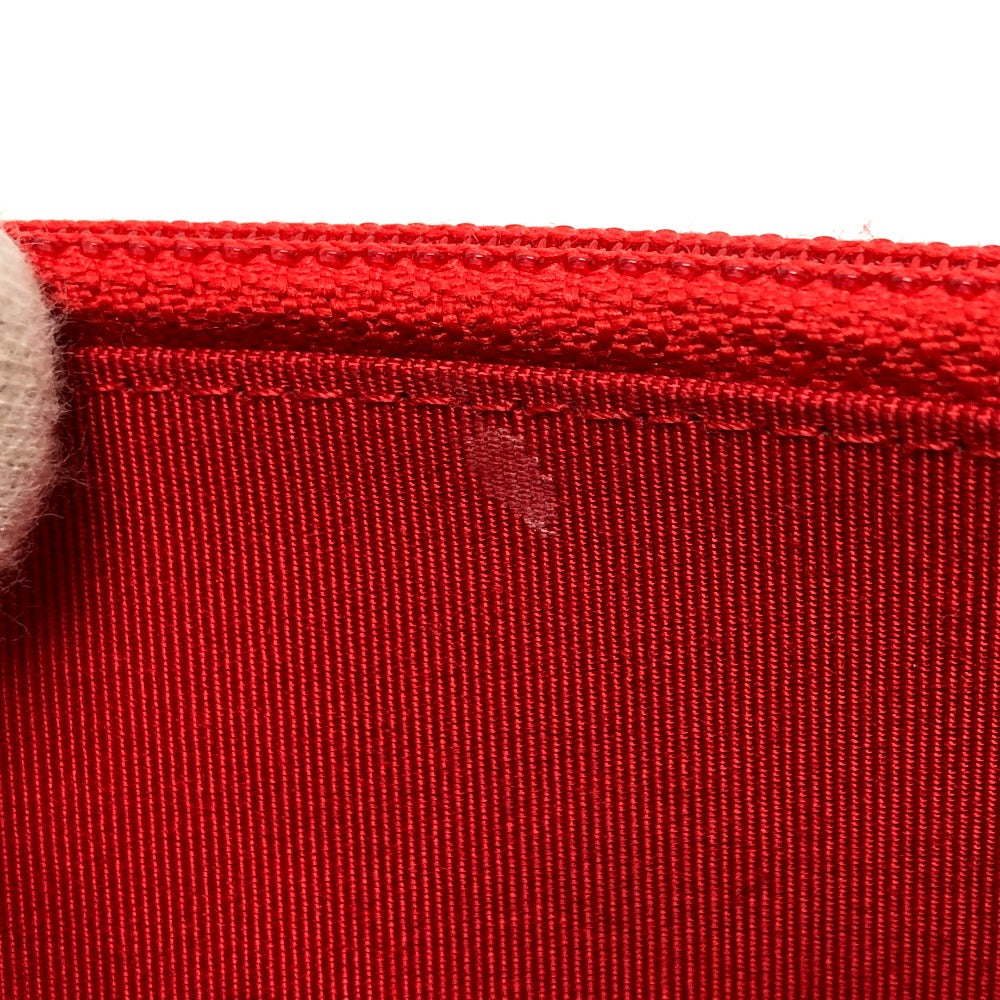 CHANEL Shoulder Bag AP0250 Caviar skin Red Long Wallet Purse CC COCO Mark Classic