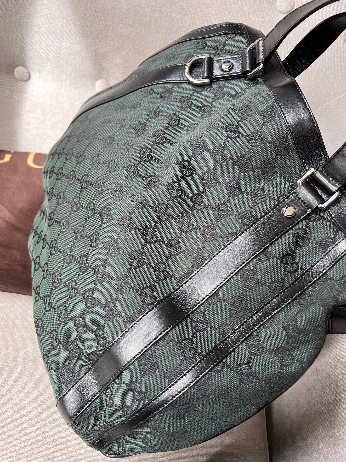 Gucci Abbey Convertible GG Canvas Tote
