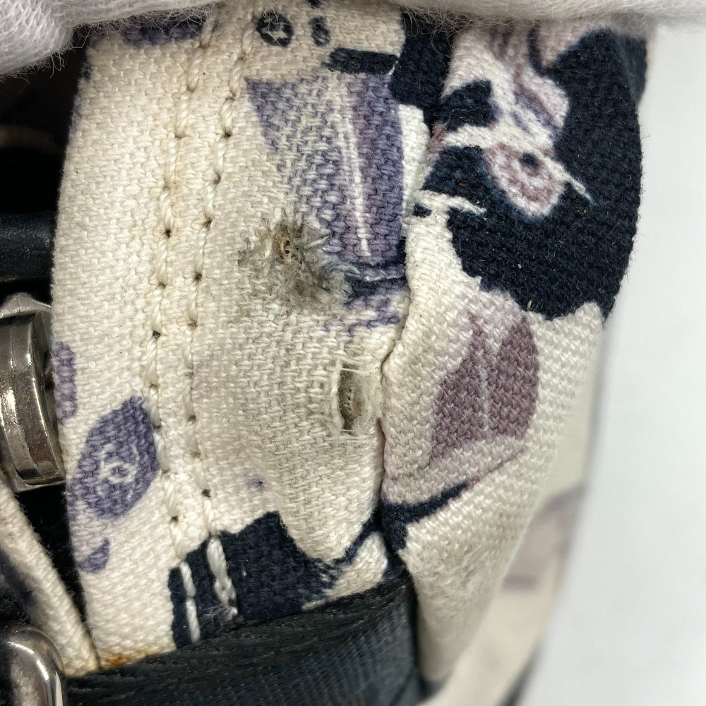 CHANEL Shoulder Bag canvas black Airline Women Used