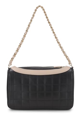 Chanel,  Black Quilted Calfskin Jacket Shoulder Bag, Black
