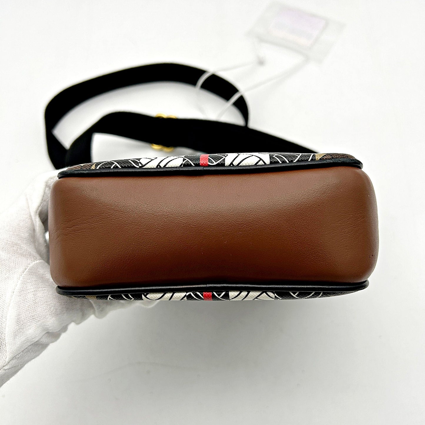 Pre-owned Burberry monogram stripe crossbody bag  LA31747