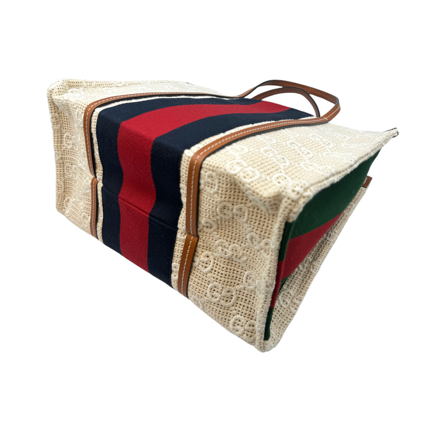 Gucci Tote Bag Brown Canvas
